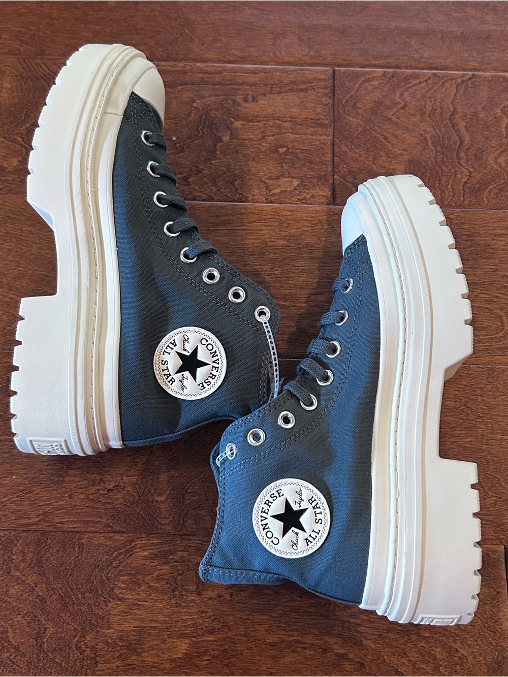 Converse CTAS Lugged Heel Hi Platform Shoes A10619C Womens Size 9 Teal Green NEW